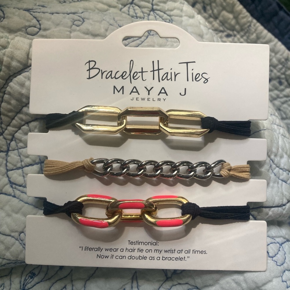 Maya J Bracelet Hair Ties